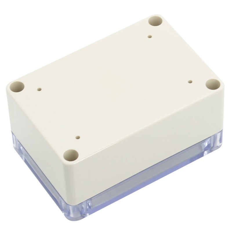 LeMotech ABS Plastic Junction Box Dustproof Waterproof IP65 Electrical Enclosure Box Universal Project Enclosure Grey with PC Transparent Clear Cover 3.9 x 2.7 x 2 inch(100 x 68 x 50 mm) - Image 3